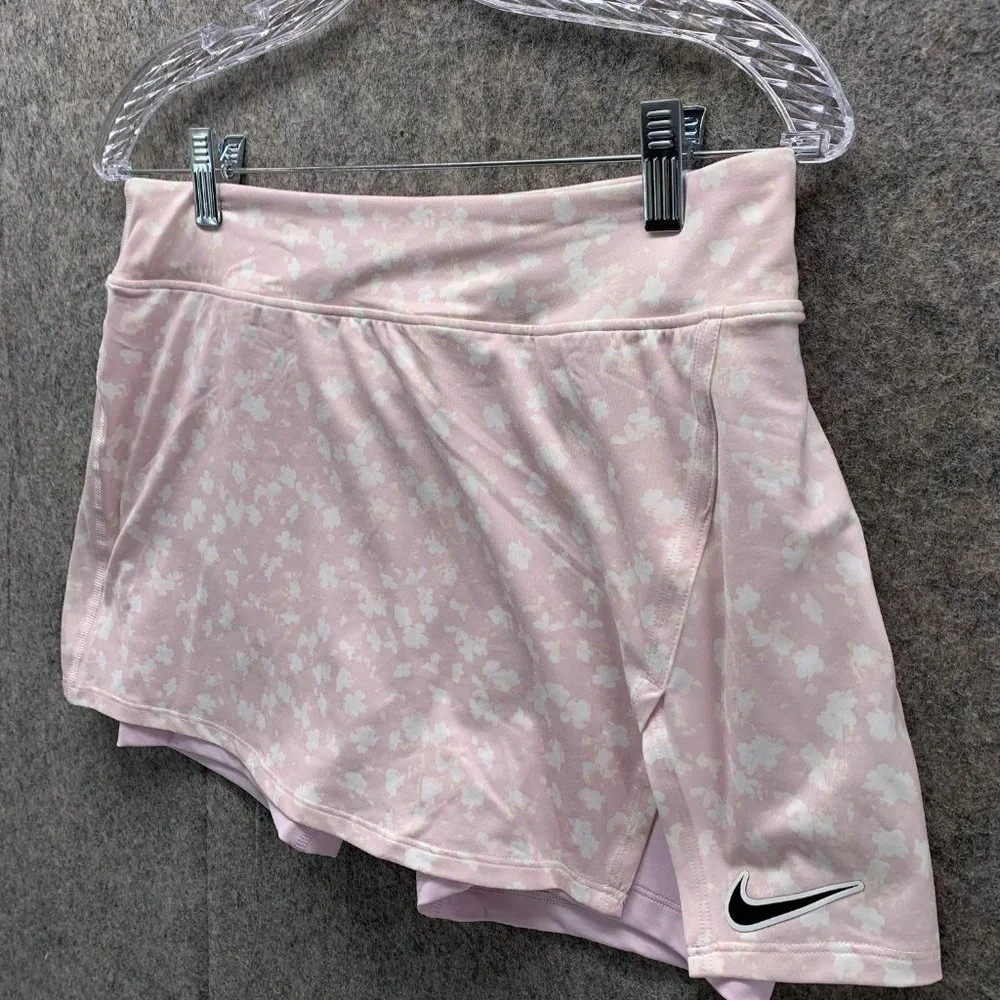 Nike Skirt Women Medium Pink Training Athletic Gym Slim Fit Outdoors Skort - Picture 4 of 11
